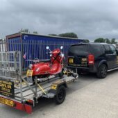 Single Axle Motorcycle Trailer – Large