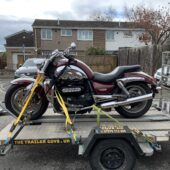 Single Axle Motorcycle Trailer – Large
