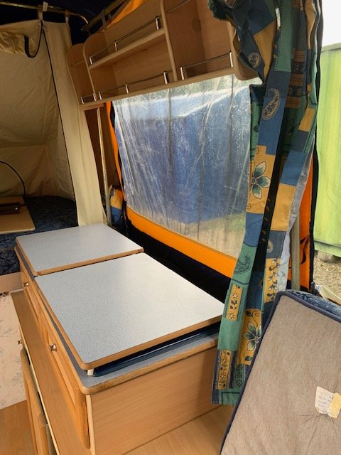 Trailer Camper With Huge Awning (FOR SALE)