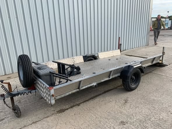Single Axle Two Bike Trailer