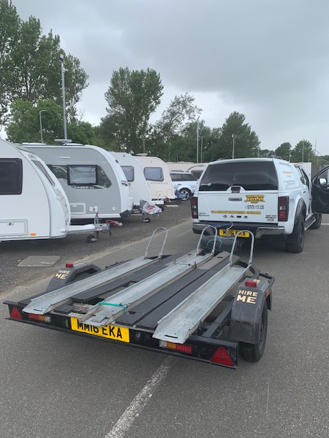 Three Bike Motorcycle Trailer