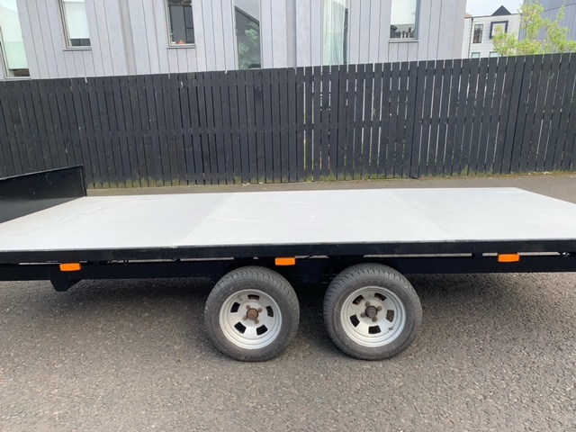 Two Ton Twin Axle Flatbed Trailer