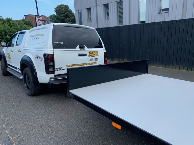 Two Ton Twin Axle Flatbed Trailer