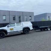 Two Ton Twin Axle Flatbed Trailer