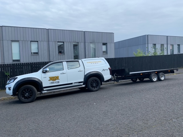 Two Ton Twin Axle Flatbed Trailer