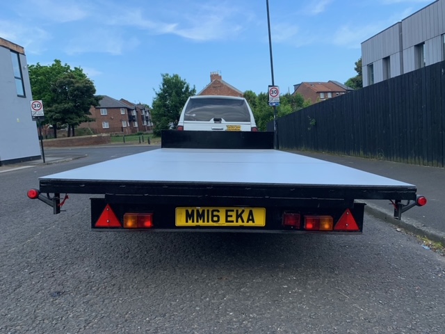 Two Ton Twin Axle Flatbed Trailer