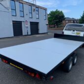 Two Ton Twin Axle Flatbed Trailer