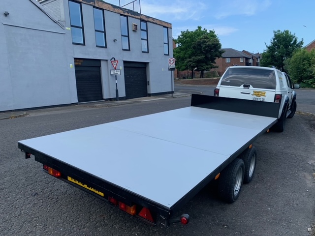Two Ton Twin Axle Flatbed Trailer