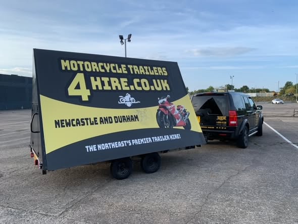 Large Twin Axle Advertising Trailer – (Solid Build Heavy)