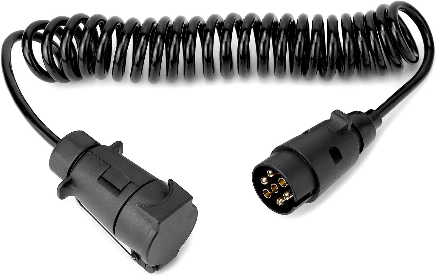 QWORK® 3 Meter 7 Pin Trailer Light Board Extension