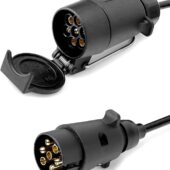 QWORK® 3 Meter 7 Pin Trailer Light Board Extension