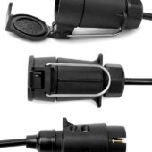 QWORK® 3 Meter 7 Pin Trailer Light Board Extension