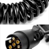 QWORK® 3 Meter 7 Pin Trailer Light Board Extension
