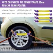 Wheel Tie Down Straps for Transporter