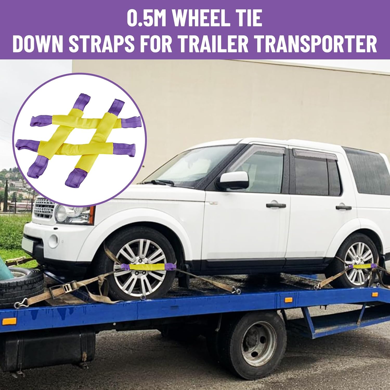 Wheel Tie Down Straps for Transporter