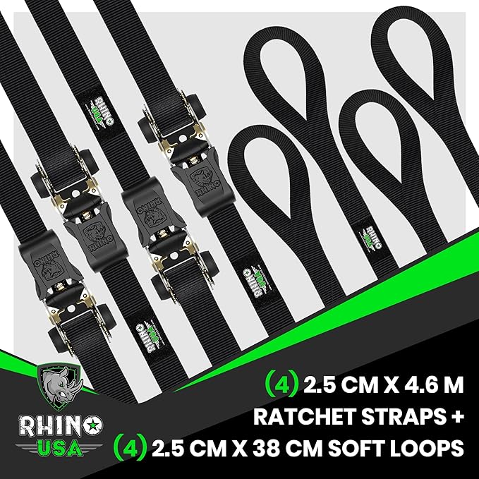 Rhino USA Ratchet Straps